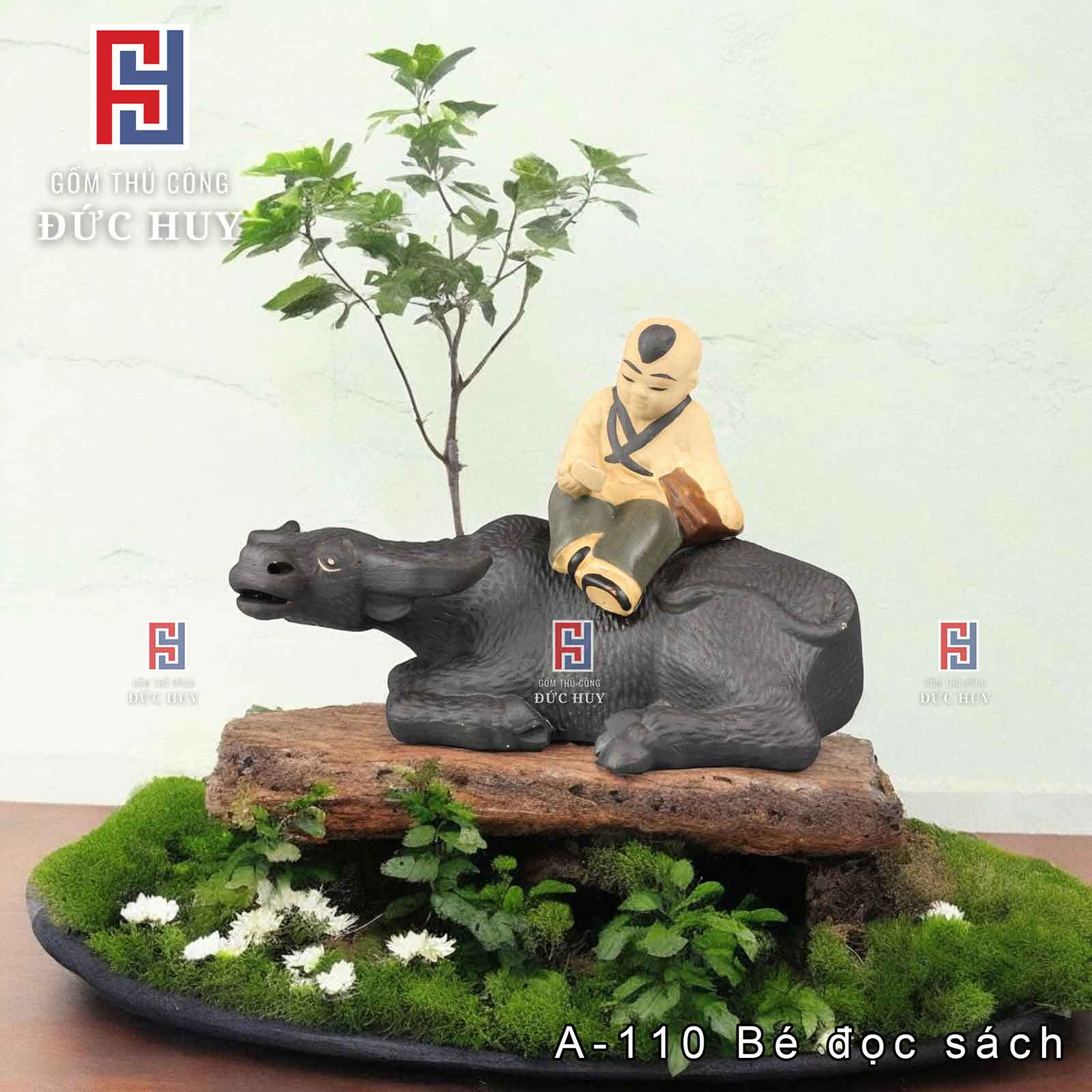 Tượng-gốm-chú-bé-đọc-sách-cưỡi-trâu-trang-trí-tiểu-cảnh-chậu-cây-bonsai-(3)
