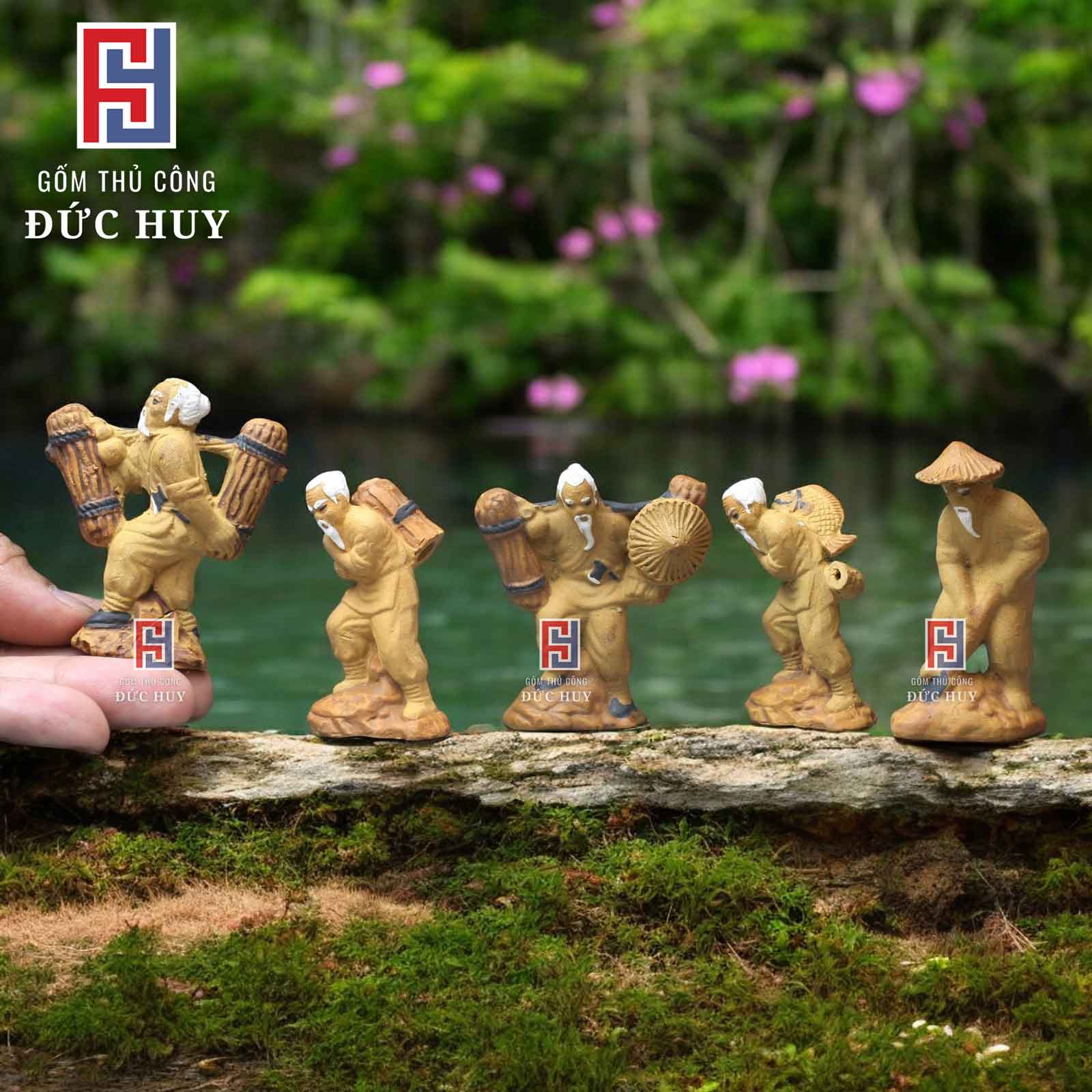 Bộ-5-tượng-Tiều-phu-mini-bằng-gốm-phụ-kiện-trang-trí-tiểu-cảnh-chậu-cây-bonsai-(6)