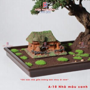 mo hinh nha rom cay chuoi tieu canh gom duc huy 2