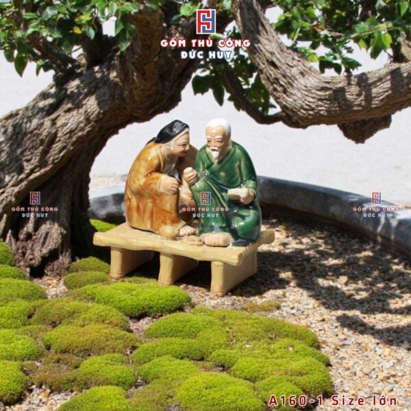 Tượng-Gốm-Ông-Bà-Ngồi-Tâm-Sự-–-Phụ-Kiện-Trang-Trí-Cây-Bonsai-(5)